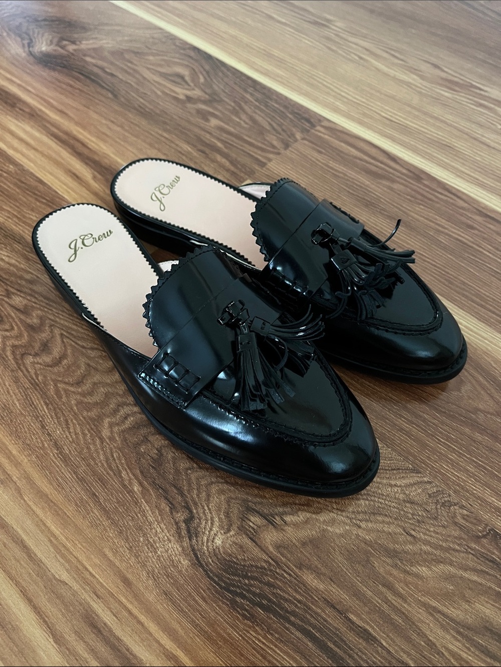 J. Crew Black Loafer Slide Size 6